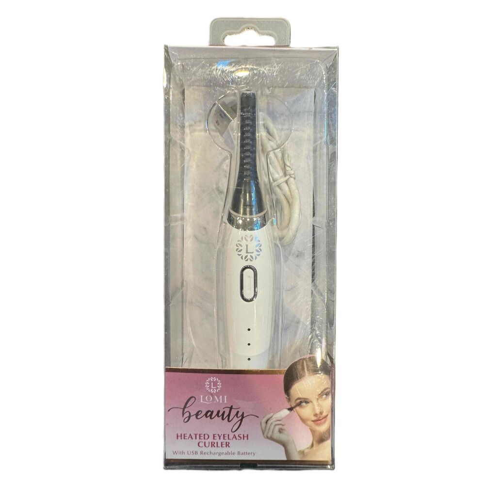 New Lumi Beauty Heated Eyelash Curler USB Rechargeable Safe 3 Temp Beauty Tool